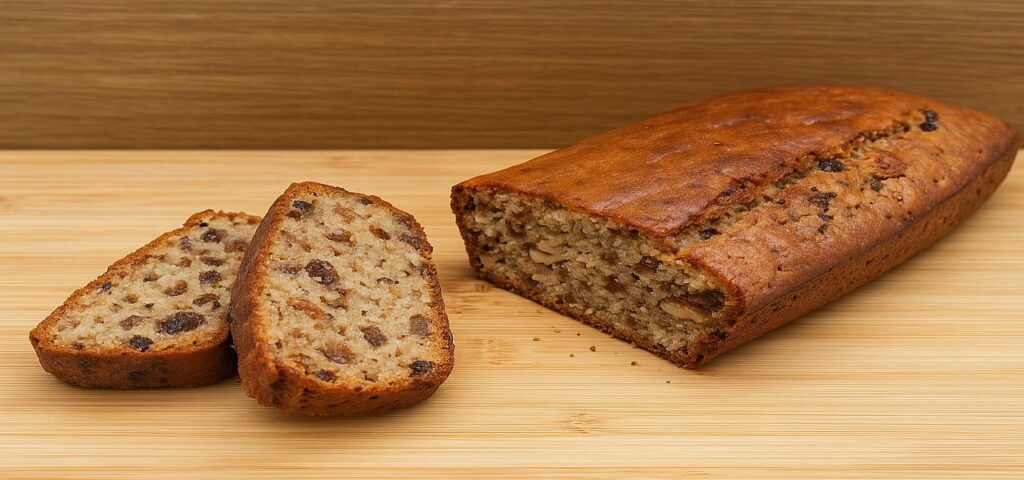 Saftiges Bananenbrot mit Nüssen & Haferflocken – einfaches Rezept zum Nachbacken