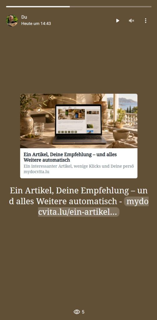 Magazin empfehlen Whatsapp